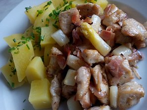 Masová minutka s chřestem