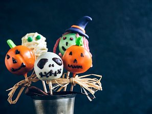Halloweenské cakepops