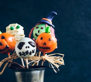 Halloweenské cakepops