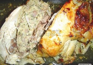 Babiččino pečené kuře s nádivkou