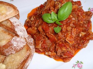 Jednoduchá směs z hlívy aneb hlíva po italsku