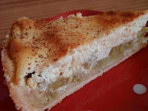 Dort s rebarborou a sněhovým tvarohem