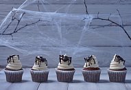Halloweenské cupcakes