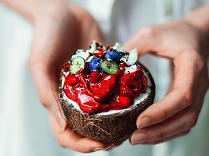 Borůvková zmrzlina