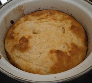 Zapečená krupicová kaše