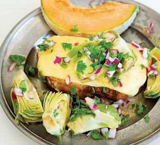 Sýrový toast s nakládanou zeleninou