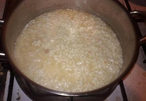 Risotto s masem a zeleninou