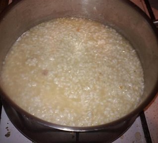 Risotto s masem a zeleninou