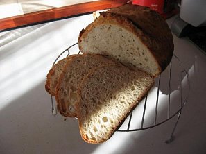 Domácí chléb bez hnětení