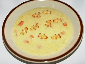 Kukuřičná polévka s mrkví