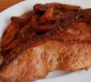 Pečené uzenářské ocásky