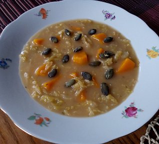 Kapustovo-dýňová polévka