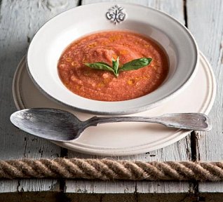 Rajčatový krém Salmorejo