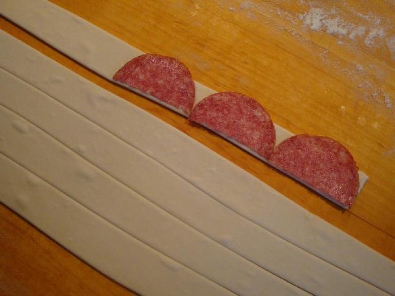 Růžičky z listového těsta