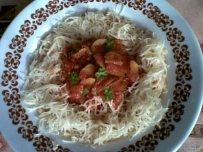 Zeleninové těstoviny - bezmasé