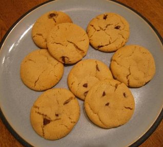 Měkké sušenky s čokoládou