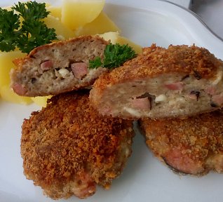 Ostravské karbanátky se sýrem