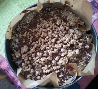 Zdravý ovesný dortík