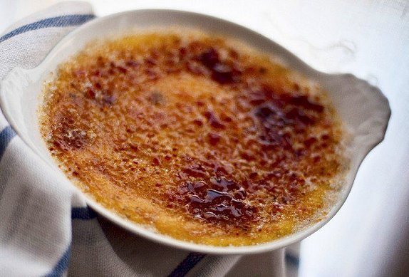 Kaštanové crème brûlée