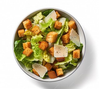 César salát s kuřecím a krutony