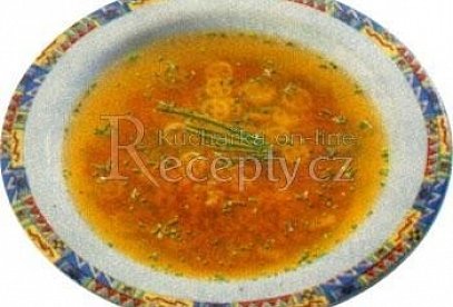 Nudlová polévka s mrkví
