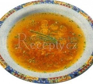 Nudlová polévka s mrkví
