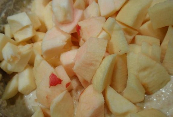 Jablečný (ovocný) nákyp z ovesných vloček