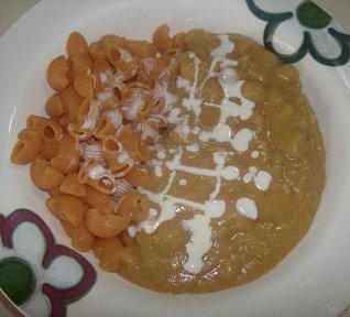 Cizrna na paprice se smetanou