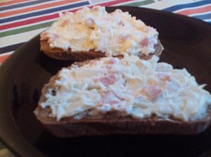 Pomazánka se sterilovaným zelím