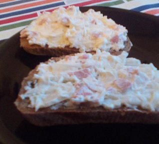 Pomazánka se sterilovaným zelím