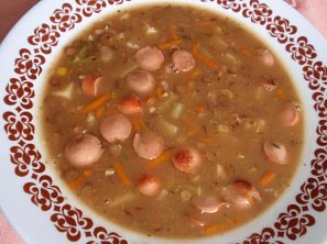 Zeleninová polévka (nejen) s čočkou Zeleninová polévka (nejen) s čočkou