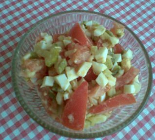 Rajský salát - light