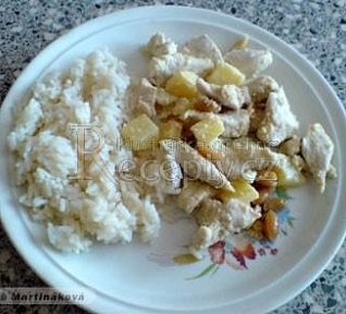 Kuřecí čína s ananasem