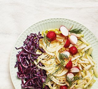 Křupavý jarní salát