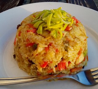 Zeleninové surimi tyčinky s rýží