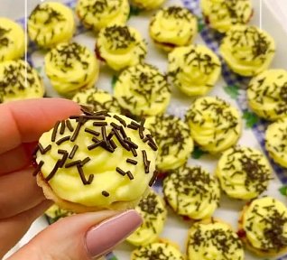 Košíčky s vanilkovým krémem