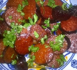 Chorizo na víně - tapas