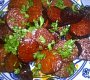 Chorizo na víně - tapas