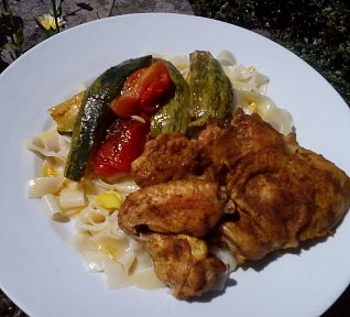 Cuketové kari kuře (nejen z remosky)