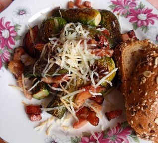 Uzené cukety nebo lilky - zapečené