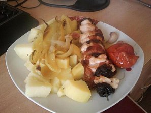 Kuřecí špíz se švestkami II.