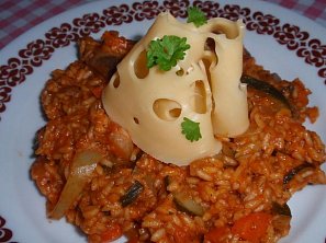 Adžika rýže - zeleninové rizoto