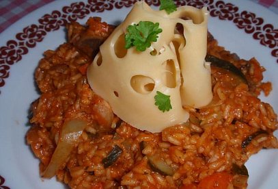 Adžika rýže - zeleninové rizoto