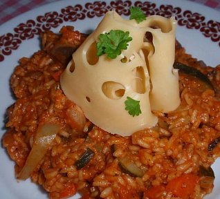 Adžika rýže - zeleninové rizoto