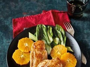 Kuřecí prsa s pomeranči