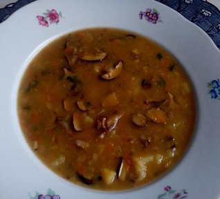 Bramboračka - houbovačka Bramboračka - houbovačka