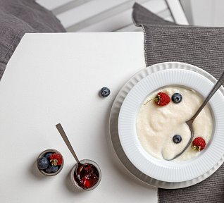 Krémová krupicová kaše