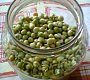 Spálenec, naklíčený, napučený hrách, základní recept