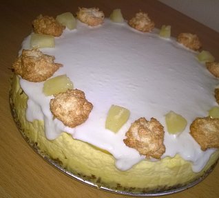 Cheesecake a la Piňa Colada