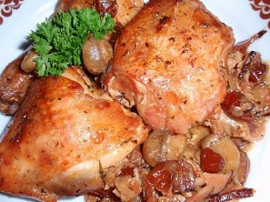 Kuře nejen s brusinkami